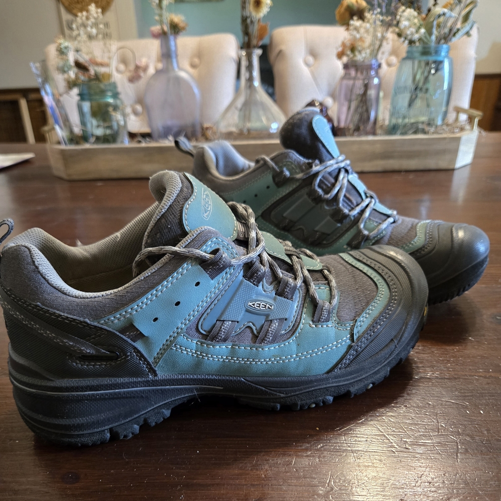 Keen Teal and Gray Sneakers